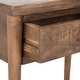 preview thumbnail 10 of 9, Ciaria 1-Drawer End Table Brown by Kosas Home