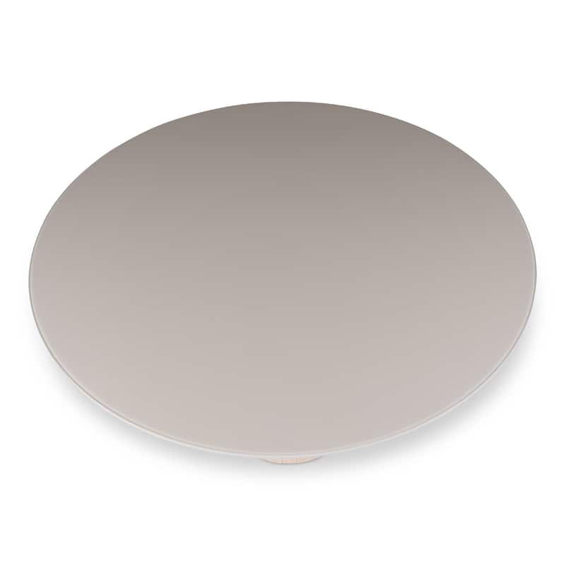 Modern Brazilian - Mona Glass Top Round Dining Table