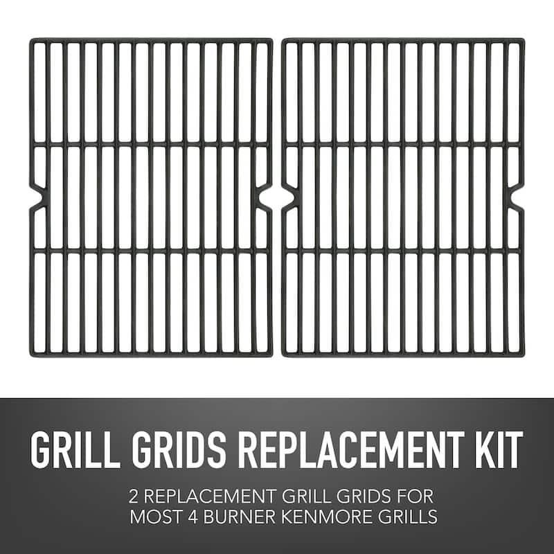 Permasteel Grill Parts for Kenmore 4B Grill Cooking Grates (Set of 2)