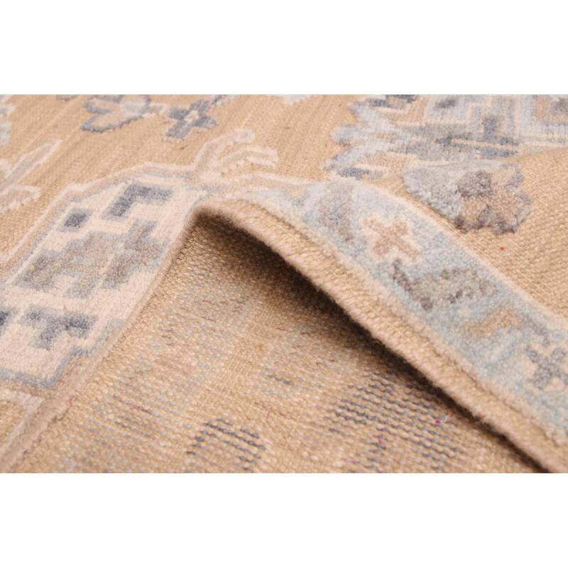 ECARPETGALLERY Hand-knotted Finest Oushak Tan Wool Rug - 8'0 x 10'3