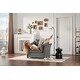 preview thumbnail 2 of 6, Modern Style Chenille Oversized Armchair Accent Chair Single Sofa Lounge Chair for Living Room, Bedroom