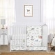 preview thumbnail 1 of 4, Farm Animals Collection Boy or Girl 4-piece Nursery Crib Bedding Set - Watercolor Farmhouse Lattice Horse Cow Sheep Pig
