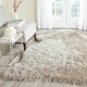 preview thumbnail 49 of 93, SAFAVIEH Handmade Arctic Shag Guenevere 3-inch Extra Thick Rug 5' x 7' Scallop - Light Beige