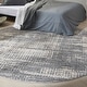 preview thumbnail 9 of 40, Calvin Klein Rush Abstract Modern Neutral Area Rug 8' x Round - Grey/Beige