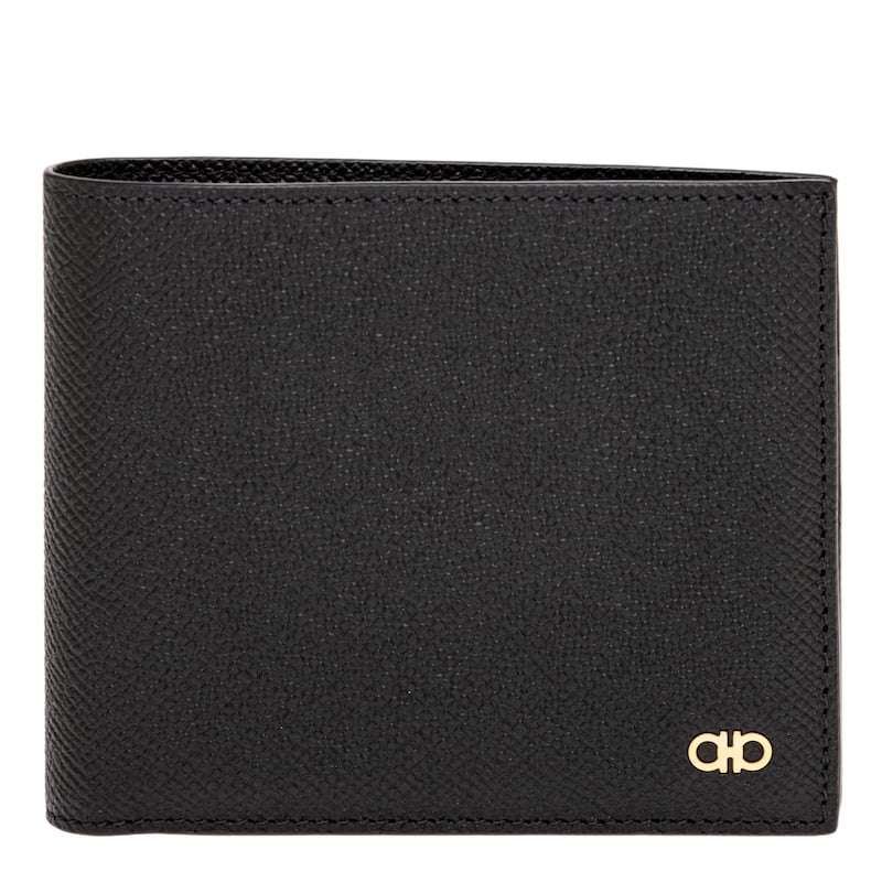 Ferragamo Gancini Bifold Wallet - Black