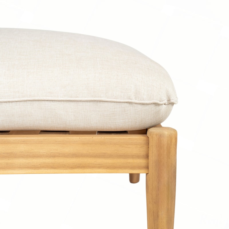 Outdoor Acacia Wood Lounge Chair