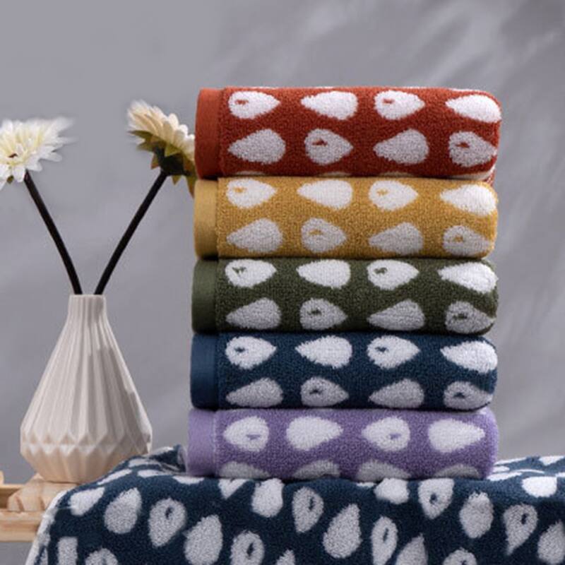 Cute Cartoon Hand Towel Set, 14" x 30" Pure Cotton Hand Towels, Soft Absorbent Decorative Towels for Home, Bathroom