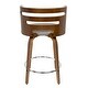 preview thumbnail 4 of 26, Carson Carrington Cranagh Mid-century Modern Upholstered Counter Stools (Set of 2) - N/A