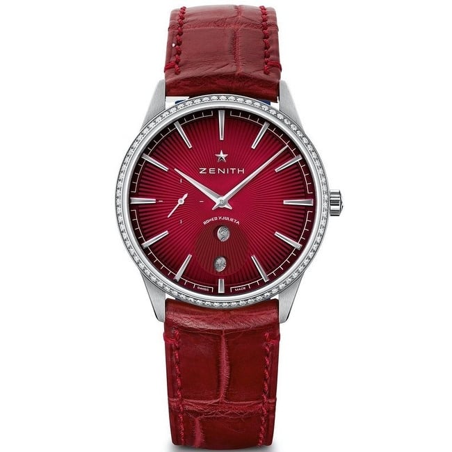 Zenith Elite Lady Moonphase Romeo Y Julieta Limited Edition Women's Watch - Red
