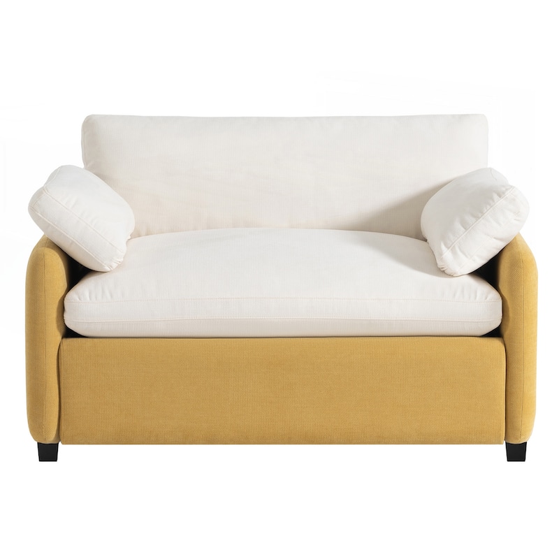 Oversized Chenille Single Sofa Chair