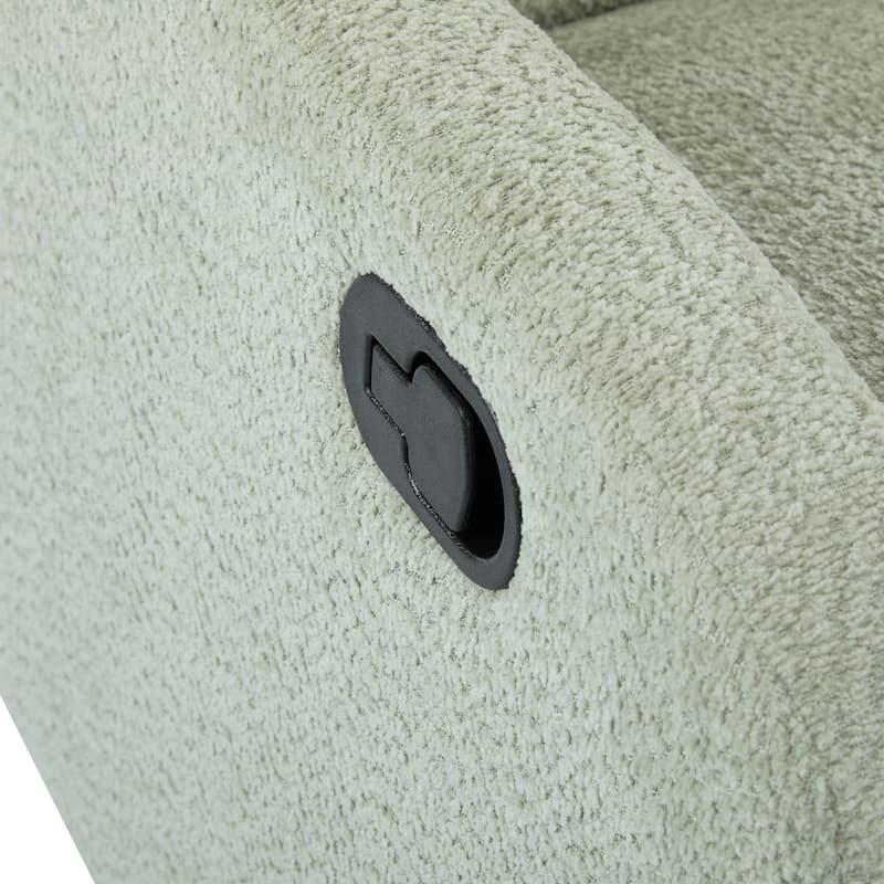 Manual Swivel Recliner Chair for Adults, Glider Rocking Chair for Nursery, Comfortable Nursery Recliner