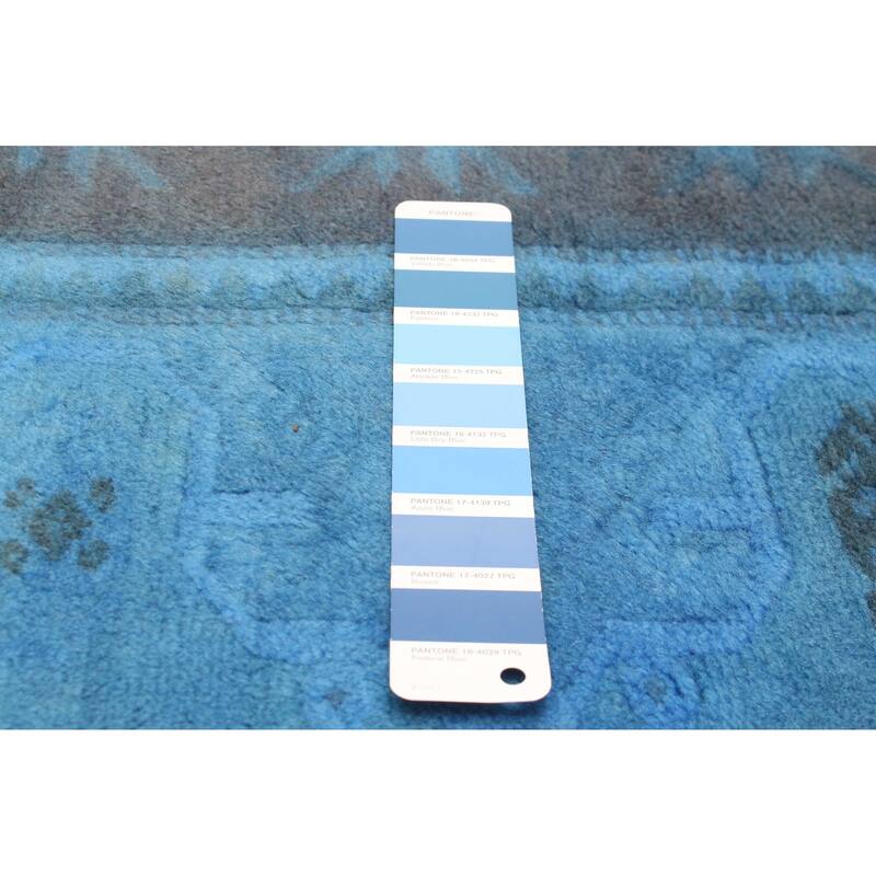 ECARPETGALLERY Hand-knotted Color Transition Blue Wool Rug - 2'7 x 9'5
