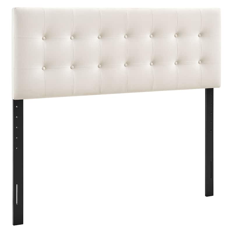 Emily Biscuit Tufted Performance Velvet Headboard