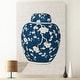 preview thumbnail 10 of 8, Blue & White Ginger Jar-Premium Gallery Wrapped Canvas