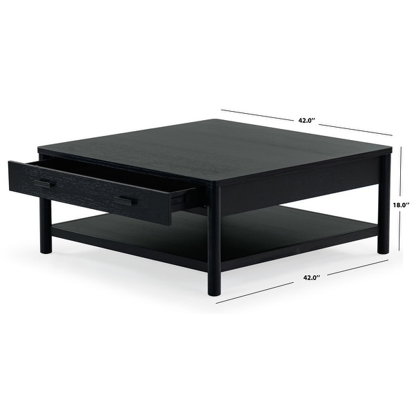 SAFAVIEH Couture Jaylessa Wood 1-Drawer Coffee Table - 42