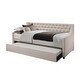 preview thumbnail 3 of 3, Vinnie Upholstered Daybed with Trundle