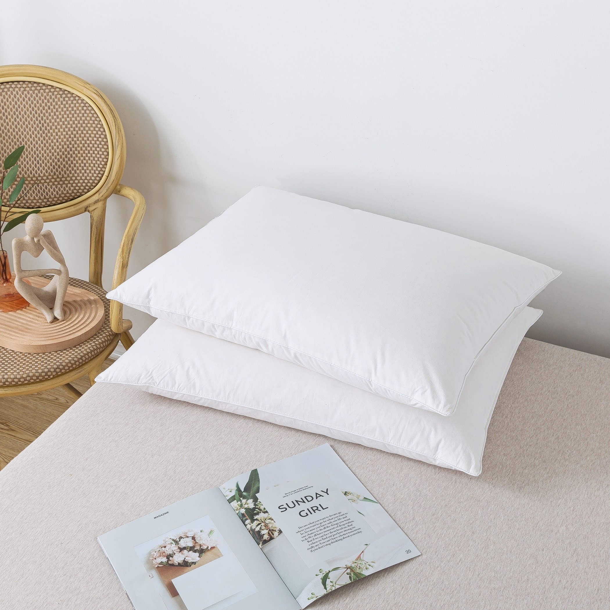 Bed bath & beyond feather pillows 2025