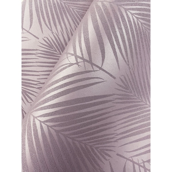 Seabrook Designs Persei Palm Glass Beaded Unpasted Wallpaper - Bed Bath ...