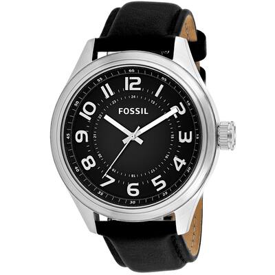 Black Fossil Men S Watches Find Great Watches Deals Shopping At Overstock