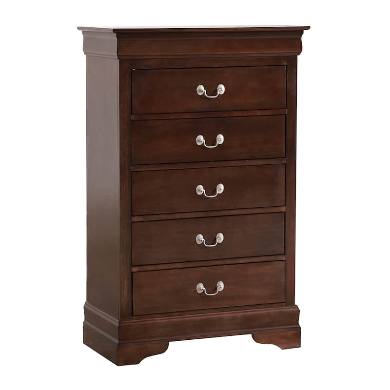 Glory Furniture Louis Phillipe 5 Drawer Chest