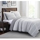 preview thumbnail 3 of 10, Brooklyn Loom Niari Yarn Dye Stripe 3 Piece Duvet Cover Set