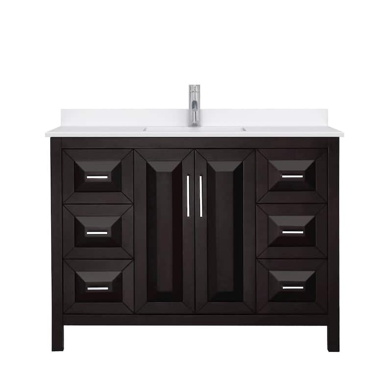 Wyndham Collection WCV252548S-QTZ-UNSMXX Daria 48" Free Standing