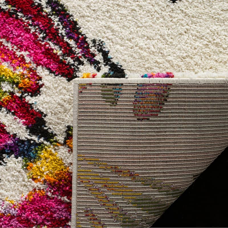 SAFAVIEH Fiesta Shag Asla Abstract Rug