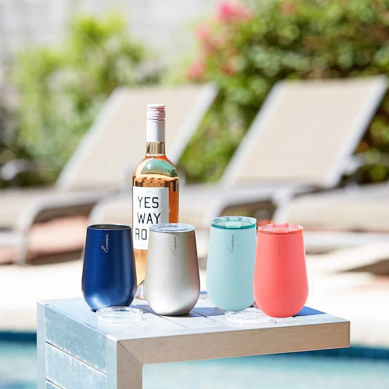 Rabbit Set of 4 Stainless Steel Tumblers - 12 oz