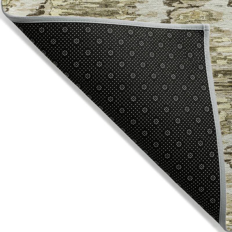 Machine Washable Indoor/ Outdoor Chantille Contemporary Abstract Rug