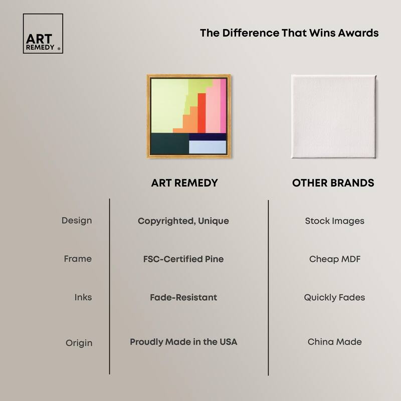 Rectilinear Rhapsody I Canvas by Art Remedy