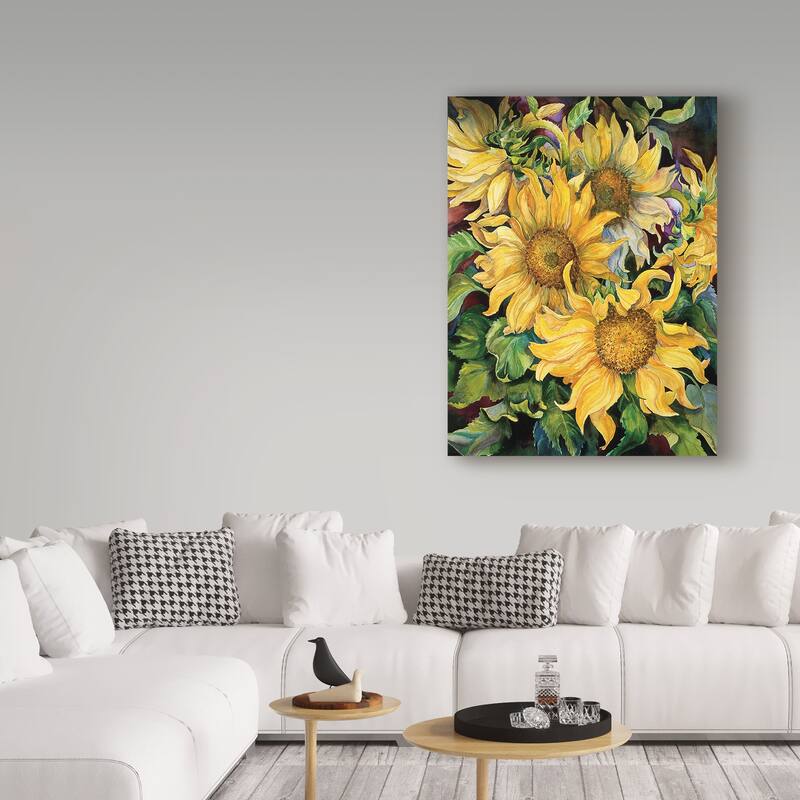 Joanne Porter 'Sunflowers' Canvas Art