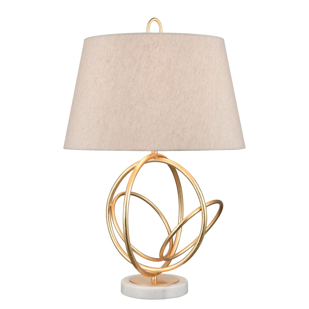 Atlas Lighting Morely 26'' High 1-Light Table Lamp - Gold Leaf - 26 inch High