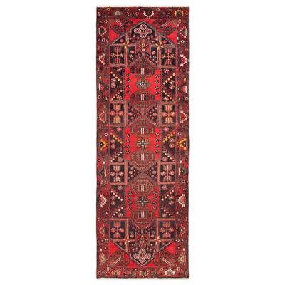 ECARPETGALLERY Hand-knotted Anadol Red Wool Rug - 3'8 x 10'6