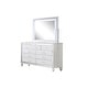 preview thumbnail 7 of 5, Sterling 4PC/5PC Contemporary Bedroom Set with Mirror Accents and LED Enhancements