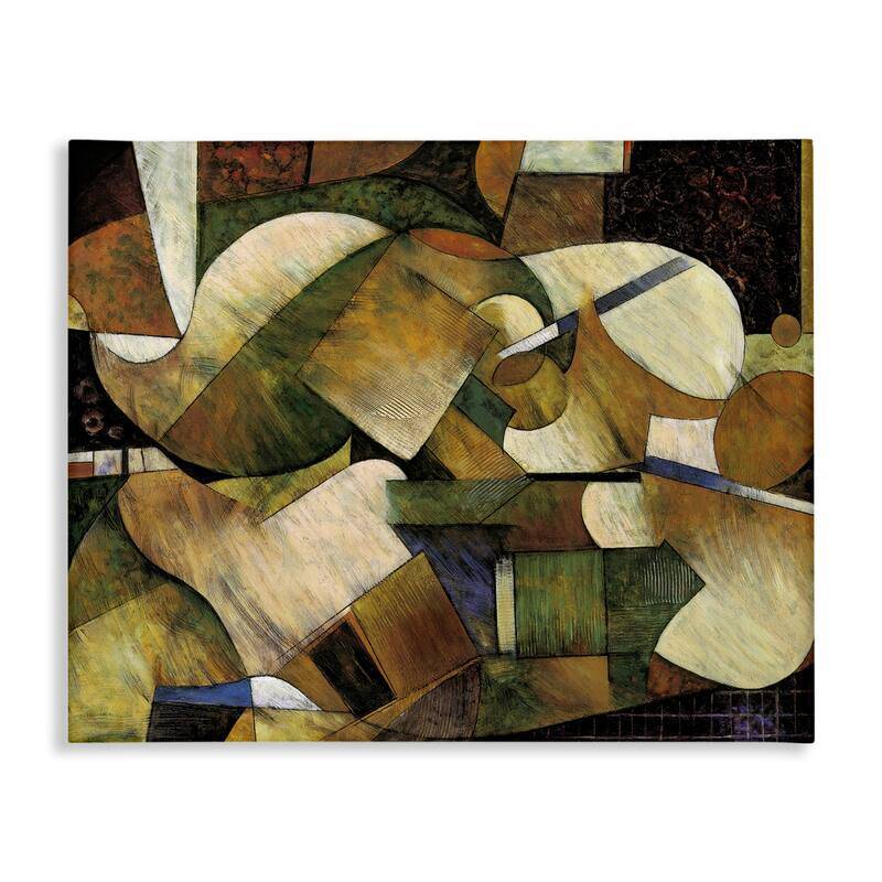 Stupell Expressive Geometric Abstraction Canvas Wall Art Design By Jonathan Parsons - 30 x 24