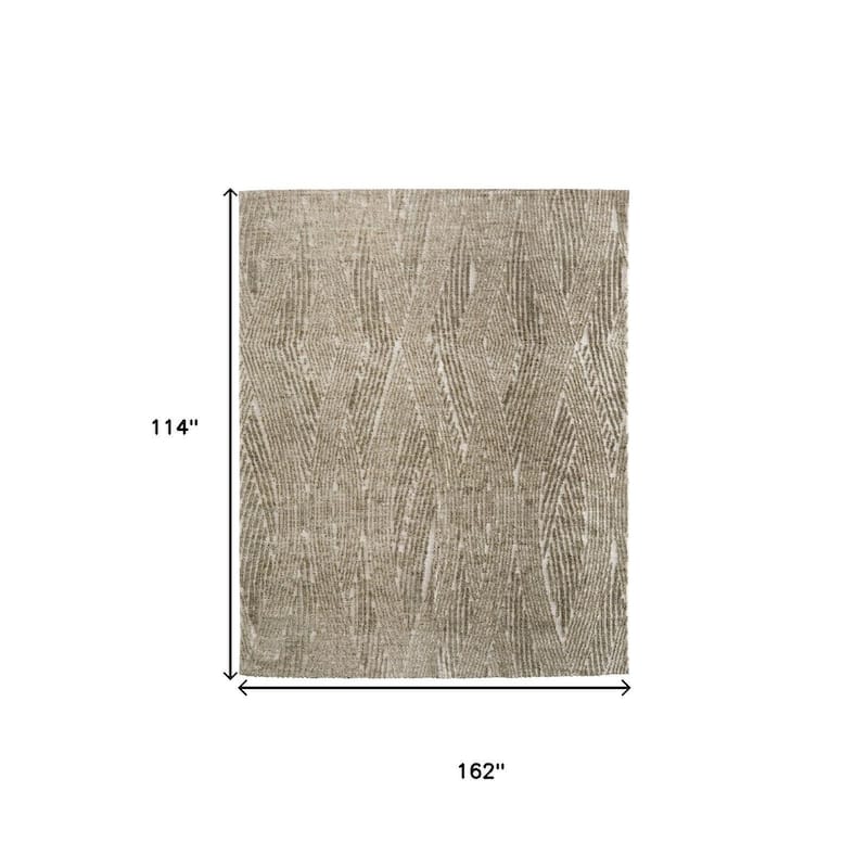 HomeRoots Abstract Bohemian Rectangle Area Rug