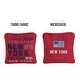 preview thumbnail 2 of 2, New York Football Red Dual Sided Cornhole Bags