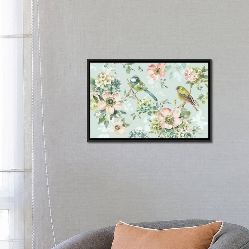 iCanvas "Mint Crush I On Mint" by Lisa Audit Framed