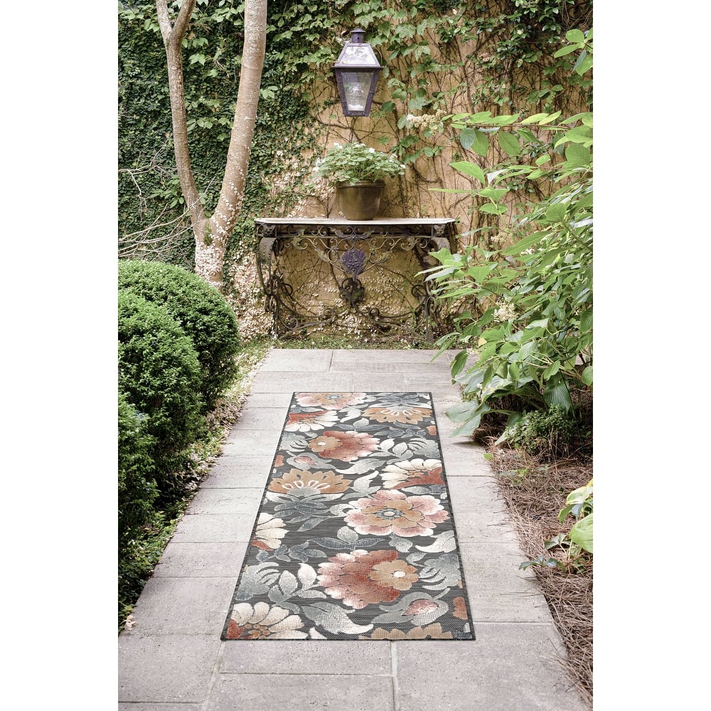 Tropicana Tropical Floral Indoor/Outdoor Area Rug