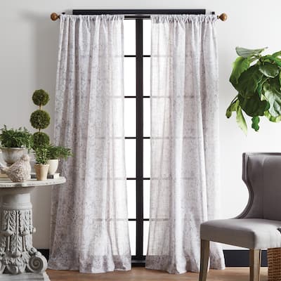 Martha Stewart Vega Poletop Curtain Panel Pair