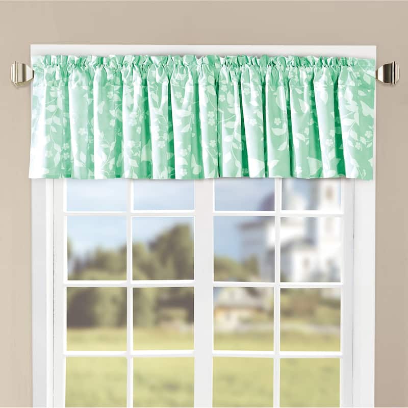 Serenta Printed Bird Song Valance - 60" x 18" - 60" x 18"