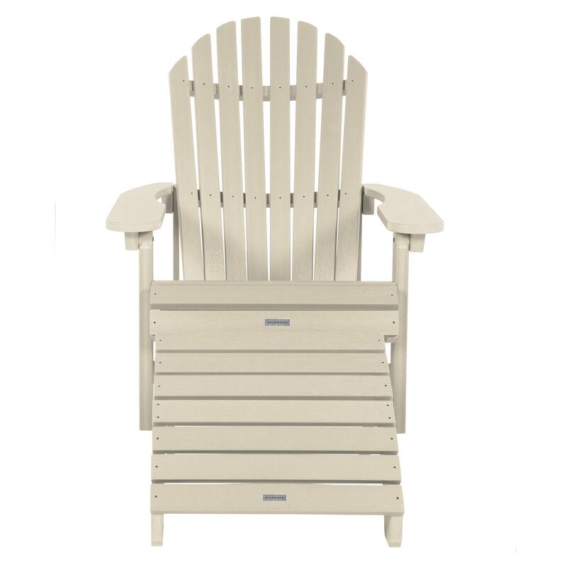 HIGHWOOD Folding and Reclining Adirondack Chair with Folding Ottoman