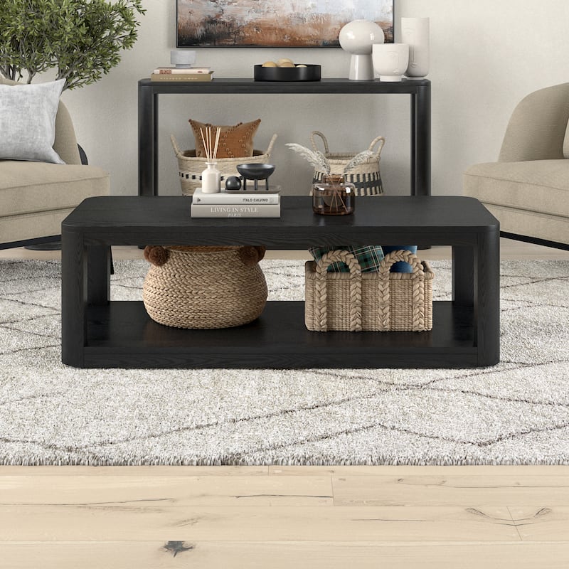 Stellan 47" Wide Rectangular Coffee Table - 47" Wide
