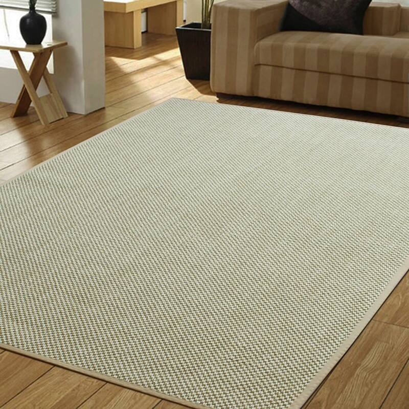 A1HC 100% Sisal Rug, Natural Fiber Area Rugs with Non-Skid Latex Backing, Rug for Entryway, Dining or Living Room