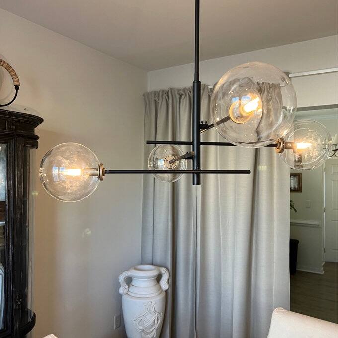 Caucy 4-Light Sputnik Modern Chandelier-UL - 32 inches