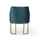 preview thumbnail 13 of 14, Roomfitters Velvet Upholstered Accent Chair, Modern Armchair with Tufted Backrest and Gold Metal Frame