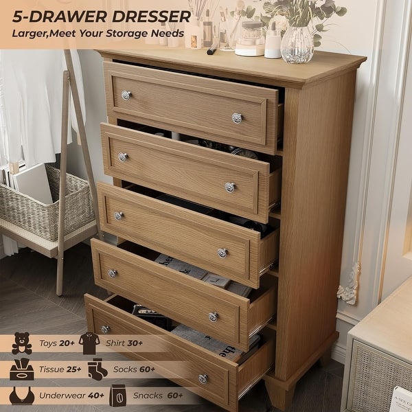 zara viral dress brown Tallboy Dresser at McGee & Co main image 0