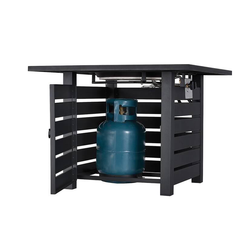 CASAINC 40,000 BTU Auto-Ignition Propane Gas Fire Pit Table - 32 x 32 in