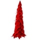 preview thumbnail 2 of 2, 27" Velvet Poinsettia Leaf Cone Tree