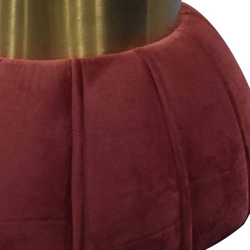 Inez Upholstered Round Ottoman